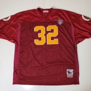 Vintage Ricky Ervins Redskins sz56 Mitchell & Ness